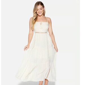 Hurley - Alice Midi Dress - White - L